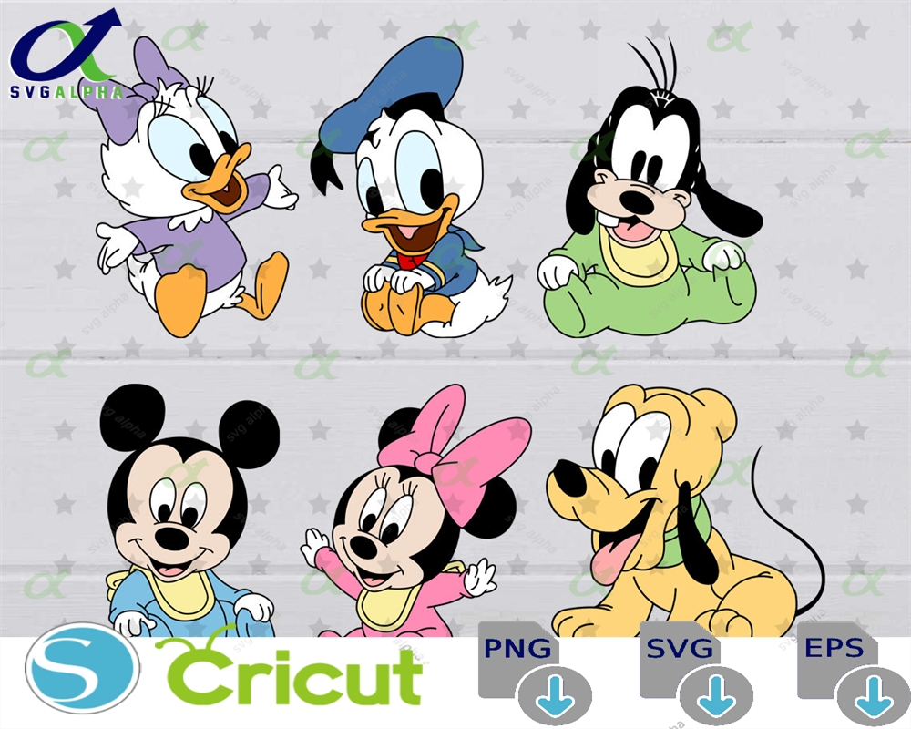 Baby Mouse SVG Clipart, Digital File